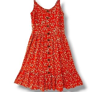 Japna Red Floral Sundress